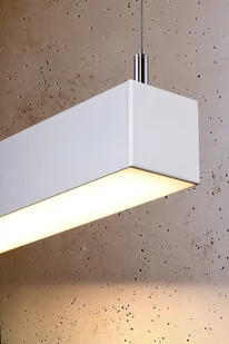 Thoro Nowatorska Lampa Wisząca PINNE 1450 BIAŁY Minimalistyczny Design Lampa Sufitowa Natynkowa Żyrandol Moduł LED Ciepła Barwa Światła Oświetlenie do Salonu Nad Stół Sypialni Biura Oprawa THORO TH.083 - Lampy sufitowe - miniaturka - grafika 6