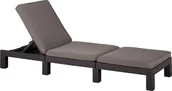 Leżaki ogrodowe - ALLIBERT Leżanka basenowa leżak DAYTONA - brązowy 15-195 - miniaturka - grafika 1