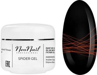 Neonail SPIDER GEL NEON ORANGE 5ML - Lakiery do paznokci - miniaturka - grafika 2