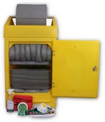 Sprzęt ratunkowy - Producent Green Service Uniwersalny Zestaw Awaryjny W Zamykanej W Szafce Polietylenowej, 240 L. Szary 240 L. - miniaturka - grafika 1