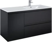 Szafki łazienkowe - Elita 168171 SZAFKA podumywalkowa SPLIT 120 2S P CARGO BLACK MATT PDW - miniaturka - grafika 1