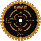 Tarcze do pił - DeWalt piła tarczowa EXTREME do cięcia drewna 184x16x1,65mm, 40 zębów [DT10303] DT10303-QZ - miniaturka - grafika 1