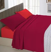 Pościel - Italian Bed Linen pranie pościeli z zamkiem prześcieradło z gumką prześcieradło na łóżko, i poszewki na poduszkę Uni Double Face, 100% bawełna 8058575000798 - miniaturka - grafika 1