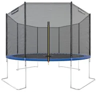 Trampoliny - Ultrasport Jumper trampolina ogrodowa, zestaw kompletny zawierający matę do skakania, siatkę bezpieczeństwa, wyściełane słupki do siatki i osłonę krawędzi, 366 cm 330700000007 - miniaturka - grafika 1