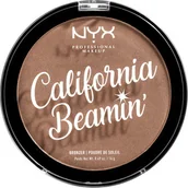 Bronzery i konturowanie twarzy - NYX Professional Makeup NYX Professional Makeup - California Beamin Bronzer - Bronzer do twarzy i ciała - 04 GOLDEN STATE NYXBBTCI-ICI-01 - miniaturka - grafika 1