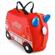 Walizki dla dzieci - Trunki Walizeczki i akcesoria Walizka Wóz strażacki Freddie jeżdżąca czerwony - miniaturka - grafika 1