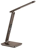 Lampy stojące - Solight LED Lampa stołowa z wyświetlaczem LED/9W/230V brązowy - miniaturka - grafika 1