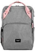 Plecaki - Vuch Vuch Plecak damski szary ZZ8224 - miniaturka - grafika 1