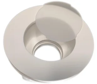 v-tac Oprawa Oczko V-TAC GIPS GU10 Wpuszczana Szkło Mrożone Okrągła fi.120 Biała VT-801 - Oprawy, klosze i abażury - miniaturka - grafika 2