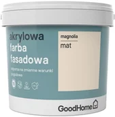 Farby zewnętrzne - GoodHome Farba elewacyjna GoodHome magnolia 5 l - miniaturka - grafika 1