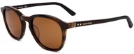 Okulary przeciwsłoneczne - Calvin Klein Stylowe Okulary Męskie przeciwsłoneczne brązowe CK18505S - miniaturka - grafika 1