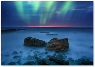 Foto obraz szkło akryl Zorza polarna - Obrazy i zdjęcia - miniaturka - grafika 4