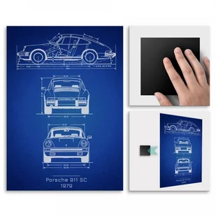 Pix4home Plakat metalowy Porsche 911 SC Projekt Blueprint M POS-M-03086 - Plakaty Pix4home Plakat metalowy Porsche 911 SC Projekt Blueprint M POS-M-03086 - Plakaty - miniaturka - grafika 1