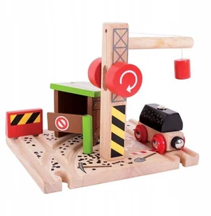 Bigjigs Toys Kopalnia węgla - Klocki - miniaturka - grafika 3