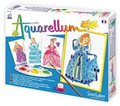 Pozostałe akcesoria dla plastyków - Sentosphere SentoSphere 3900665  aquarellum Junior: księżniczki, zestaw do malowania, 4 ausmal obrazy - miniaturka - grafika 1