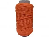 Akcesoria do pakowania - TIERRA Sznurek ozdobny 10 dag 50 mb pomarańczowy SZOZPOM/10DAG - miniaturka - grafika 1