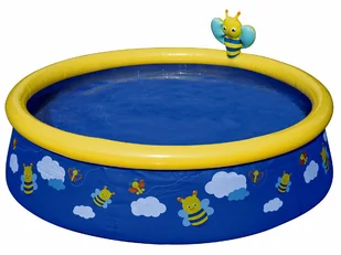Bestway Fast Set Pool z rozpylacz, 477 L, kolorowy, 152 x 152 x 38 cm - Baseny ogrodowe - miniaturka - grafika 3