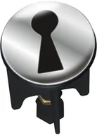 Korki do umywalek - Wenko 20792100 korek do umywalki Pluggy Keyhole odpływ korkiem, do wszystkich dostępnych na rynku kanaliki odpływowe, tworzywo sztuczne, 3.9 x 6.5 x 3.9 cm, wielokolorowa 20792100 - miniaturka - grafika 1