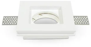 v-tac Oprawa Oczko V-TAC GIPS GU10 Wpuszczana Kwadrat 100x100x30 Biały VT-765 - Oprawy, klosze i abażury - miniaturka - grafika 5