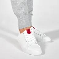 Sneakersy damskie - Big Star Sneakersy damskie białe DD274685 DD274685 - miniaturka - grafika 1