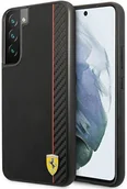 Etui i futerały do telefonów - Ferrari FESAXHCS22MBK S22+ S906 czarny/black hardcase On Track Carbon Stripe hurtel-90740-0 - miniaturka - grafika 1