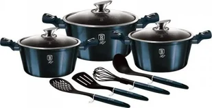 Berlinger Haus Zestaw garnków Metallic Line Aquamarine Edition BH/6152 - Zestawy garnków i patelni - miniaturka - grafika 2