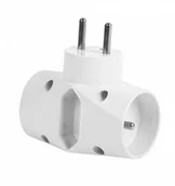 Rozgałęźniki - Solight Rozgałęźnik 1x2,5A+2x10A/230V - miniaturka - grafika 1