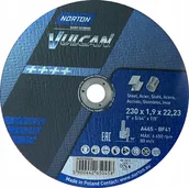 Tarcze do pił - NORTON Tarcza Cięcia Vulcan 230x1,9 Inox 10 Sztuk - miniaturka - grafika 1