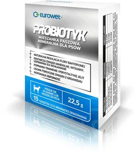 Eurowet Probiotyk w saszetkach dla psów 15 x 1,5g - Suplementy i witaminy dla psów - miniaturka - grafika 2