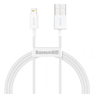 Baseus Kabel USB do Lightning Superior Series, 2.4A, 2m (biały) - Kable USB - miniaturka - grafika 2