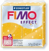 Masy plastyczne - Staedtler Masa termoutwardzalna 57g effect FIMO złoty błyszczący - miniaturka - grafika 1