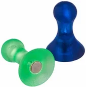 Magnesy - first4magnets First4magnets F4M13-1 różne małe owocowe magnesy Skittle  do biura i na lodówkę (średnica 13 mm x 19 mm) (1 opakowanie z 12), srebrny, 25 x 10 x 3 cm, sztuka F4M13-1 - miniaturka - grafika 1