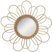 Lustra - Wiklinowe lustro kwiat 38 cm 162206 - miniaturka - grafika 1