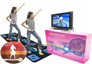 Podwójna Mata Do Tańczenia Tańca Telewizor Menu Pl - Zabawki interaktywne dla dzieci - miniaturka - grafika 2
