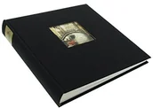 Albumy fotograficzne - Goldbuch GOLDBUCH album na zdjęcia z okienkiem wycięcia, Bella Vista, 25 x 25 cm, 60 białych stron z pergaminowy satynowany-podziału liści, liny, czarna,,,,, 24897 24 897 - miniaturka - grafika 1