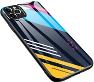 Etui i futerały do telefonów - Hurtel Color Glass Case etui pokrowiec nakładka ze szkła hartowanego z osłoną na aparat iPhone 11 Pro Max pattern 2 - Wielokolorowy - miniaturka - grafika 1