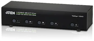 Aten VS0401 4-Port VGA Switch with Audio (VS0401-AT-G) - Pozostałe akcesoria sieciowe - miniaturka - grafika 4