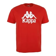 Koszulki sportowe męskie - Kappa T-shirt chłopięcy Caspar czerwony 619 Goji Berry 176 303910J - miniaturka - grafika 1