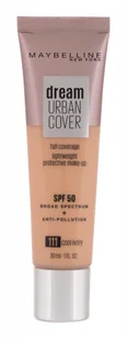 Maybelline Dream Urban Cover SPF50 podkład 30 ml dla kobiet 111 Cool Ivory - Podkłady do twarzy - miniaturka - grafika 3