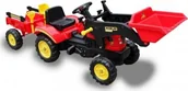 Jeździki dla dzieci - NoName Gokart Traktor Z Przyczepką + Akcesoria 3005.CR - miniaturka - grafika 1