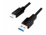 Kable USB - LogiLink kabel Usb 3.2 - Typ-C 0,5m czarny CU0167 - miniaturka - grafika 1