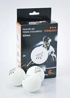 Tenis stołowy - Allright PIŁECZKI DO TENISA STOŁOWEGO 40MM 6 SZT BIAŁ - miniaturka - grafika 1