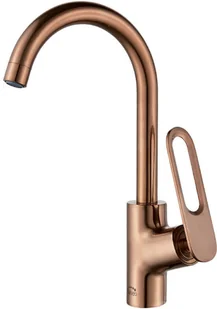 Laveo " Bateria zlewozmywakowa z wylewką ""U"" TIERRA BAJ_868D miedziana" - Baterie kuchenne - miniaturka - grafika 4