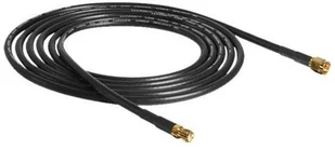 Delock Antena WiFi Przedłużacz [1x złącze męskie SMA 1x złącze żeńskie SMA] 2 m czarny pozłacane styki - Kable - miniaturka - grafika 2