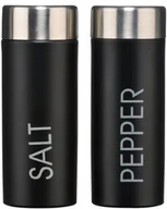 Pozostałe akcesoria kuchenne - Premier Housewares zestaw: solniczka i pieprzniczka, czarna emalia 0508549 - miniaturka - grafika 1
