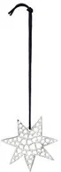 Ozdoby bożonarodzeniowe - Rosendahl Dekoracja choinkowa gwiazdka Karen Blixen srebrna 31615 - miniaturka - grafika 1