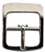 Artykuły kaletnicze - PielegnacjaObuwia Klamerka sprzączka 16mm szlufka 2szt Srebrny 002099 - miniaturka - grafika 1