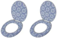 Deski sedesowe - Deski sedesowe, 2 szt., MDF, wzór porcelany - miniaturka - grafika 1