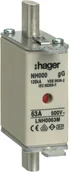Bezpieczniki elektryczne - Hager wkładka-mocy-NH000-gG-+-wskcentralny-63A-500V LNH0063M - miniaturka - grafika 1