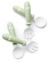Baby Bjorn Sztućce, Powder Green, 4 szt. - Sztućce dla dzieci - miniaturka - grafika 2